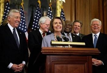 Happy Democrat representatives