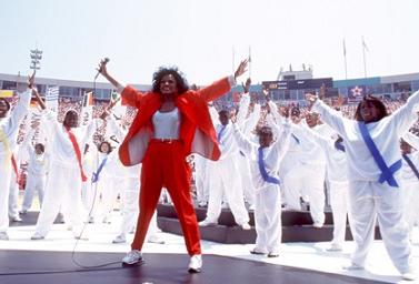 Diana Ross at the World Cup opening ceremony, 1994