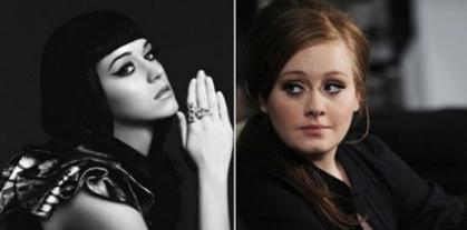 Katy Perry and Adele