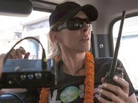 Kathryn Bigelow on the set of Zero Dark Thirty