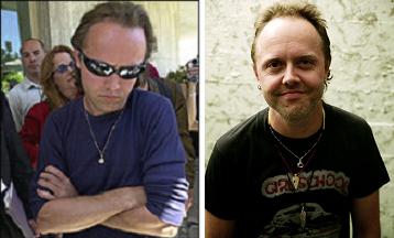 Lars Ulrich, sad and happy