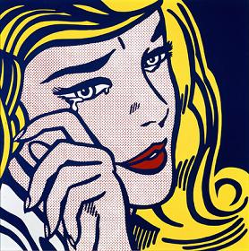 Crying woman, Lichtenstein