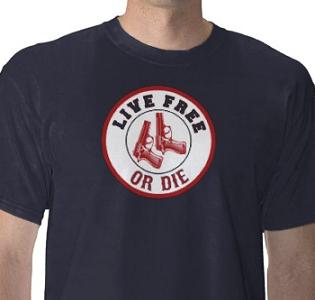 Live Free or Die t-shirt