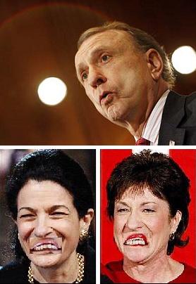 Arlen Specter trumps Sens. Snowe and Collins