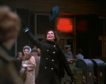 Mary Tyler Moore opening sequence hat throw