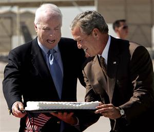 McCain's 2006 birthday cake