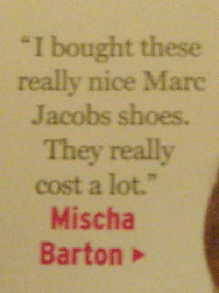 greedy mischa barton