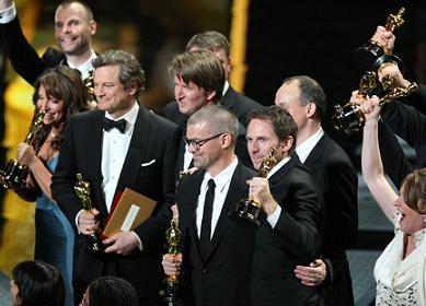 Oscar winners on stage