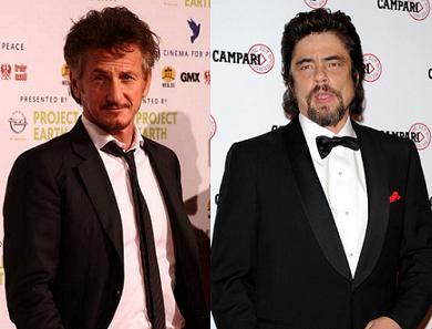 Sean Penn and Benicio Del Toro