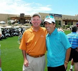 Dan Quayle and Alice Cooper