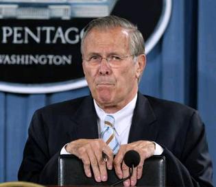 Rumsfeld awkward