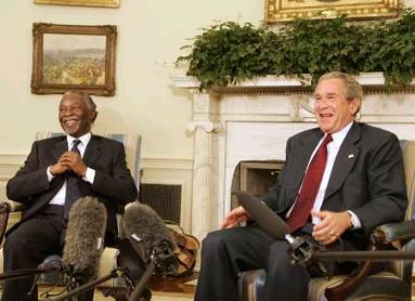 Bush and Mbeki