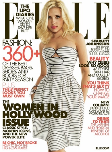 Scarlett on the cover of Elle