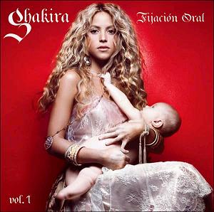 Shakira suckles baby