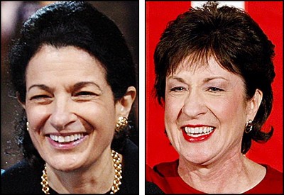 Olympia Snowe and Susan Collins