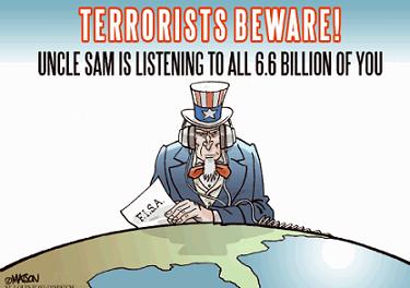 Terrorists Beware cartoon