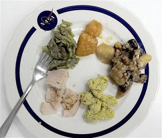 NASA Thanksgiving dinner