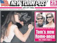 tom cruise katie holmes kissing