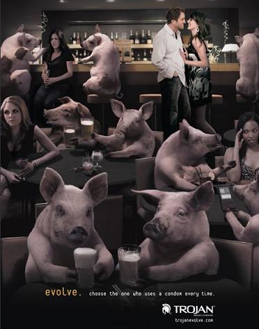 Trojan pig ad