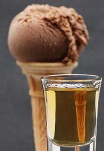 Whiskey ice cream